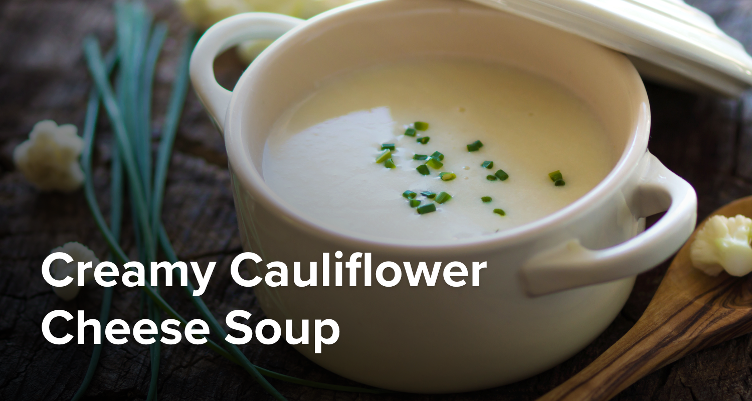 Cauliflower Cheese Soup (Vegetarian)