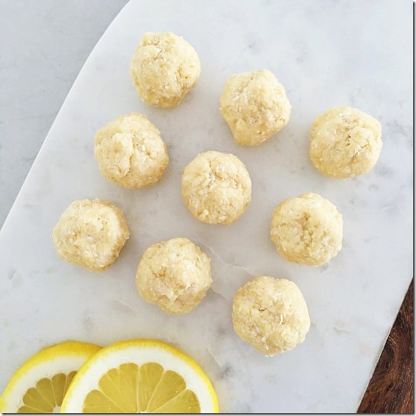 Lemon Protein Balls