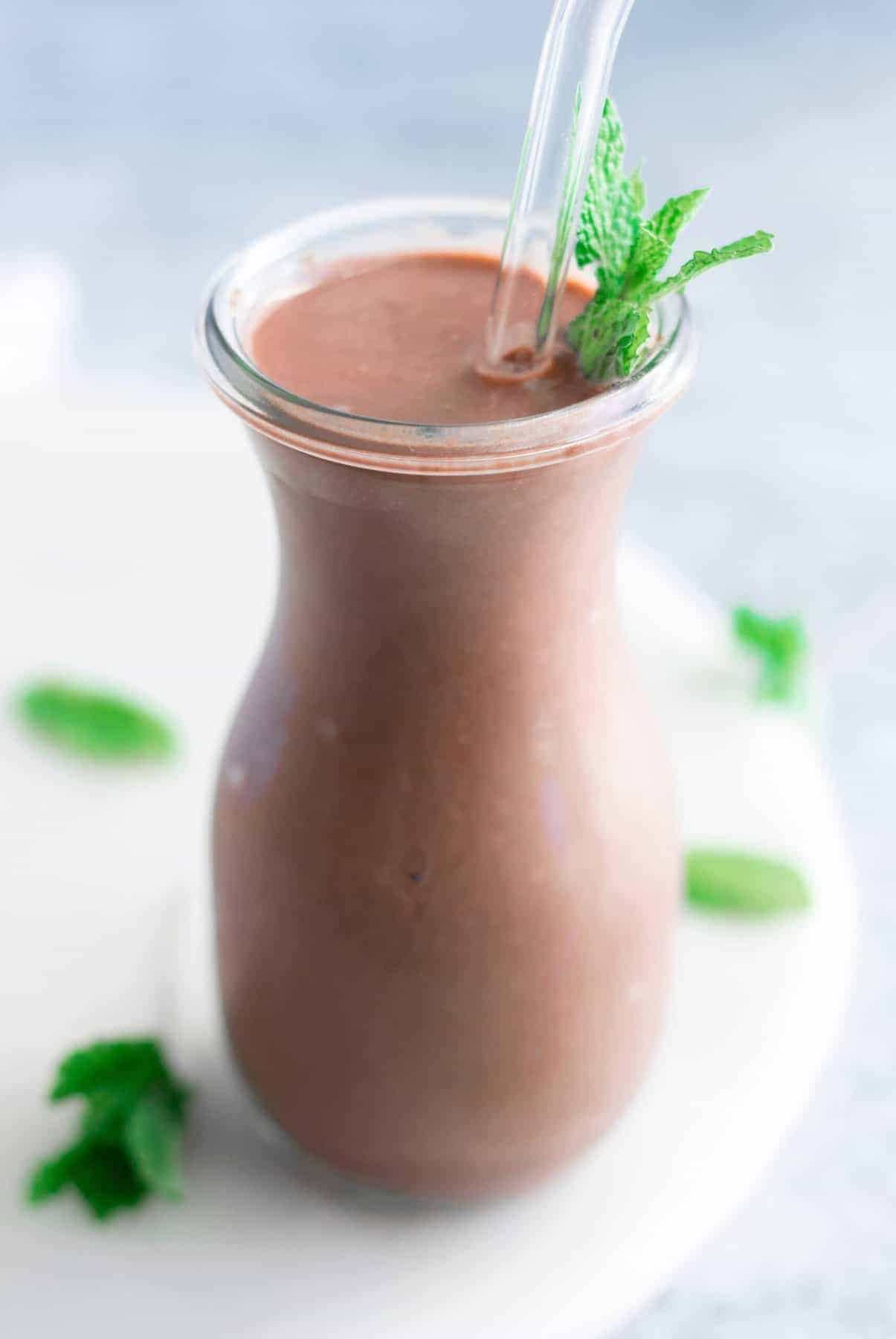 Mint Chocolate Pudding Shake